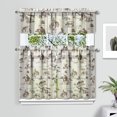 thumbnail image 2 of Kitchen Curtains 36 Inch Short - 3 Panel Set, Cute Horse Pony Print, Rod Pocket Window Curtain, 100% Polyester for Farmhouse, Retro Rural Kitchen, Easy Wash, 2 of 6