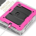 thumbnail image 4 of FJLBDE Case for iPad Air 5th Generation / iPad Air 4th Generation 10.9 inch, Rugged Shockproof Tablet Cases Cover with Kickstand Shoulder Strap, Rose, 4 of 7