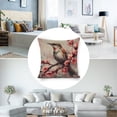 thumbnail image 3 of bird branch flowerslinen throw pillowcase decoration pillowcase gifting preferred 20x20 inch cushion cover 2 sets sofa pillowcase sofa bedroom living room car, 3 of 8