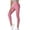 Pink, variant on Women's High Waisted Mesh Panel Leggings Stretchy Workout Yoga Pants Athletic Tights