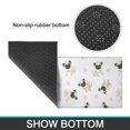 thumbnail image 6 of Pug and Footprints Kitchen Rugs Sets Of 2,Anti Fatigue Kitchen Mat Rugs Non Slip Washable,Decorative Kitchen Floor Mats for Kitchen,Sink,Laundry,17"x30"+17"x47", 6 of 7