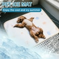 thumbnail image 5 of Dog Cooling Mat, Non-Toxic Odorless Gentle Cooling Pad for Dog, Summer Cooling Mat for Dogs, Fits Small Medium Large Dogs, Safe for Puppies Kittens Senior Sensitive Pets(S,Beige), 5 of 5