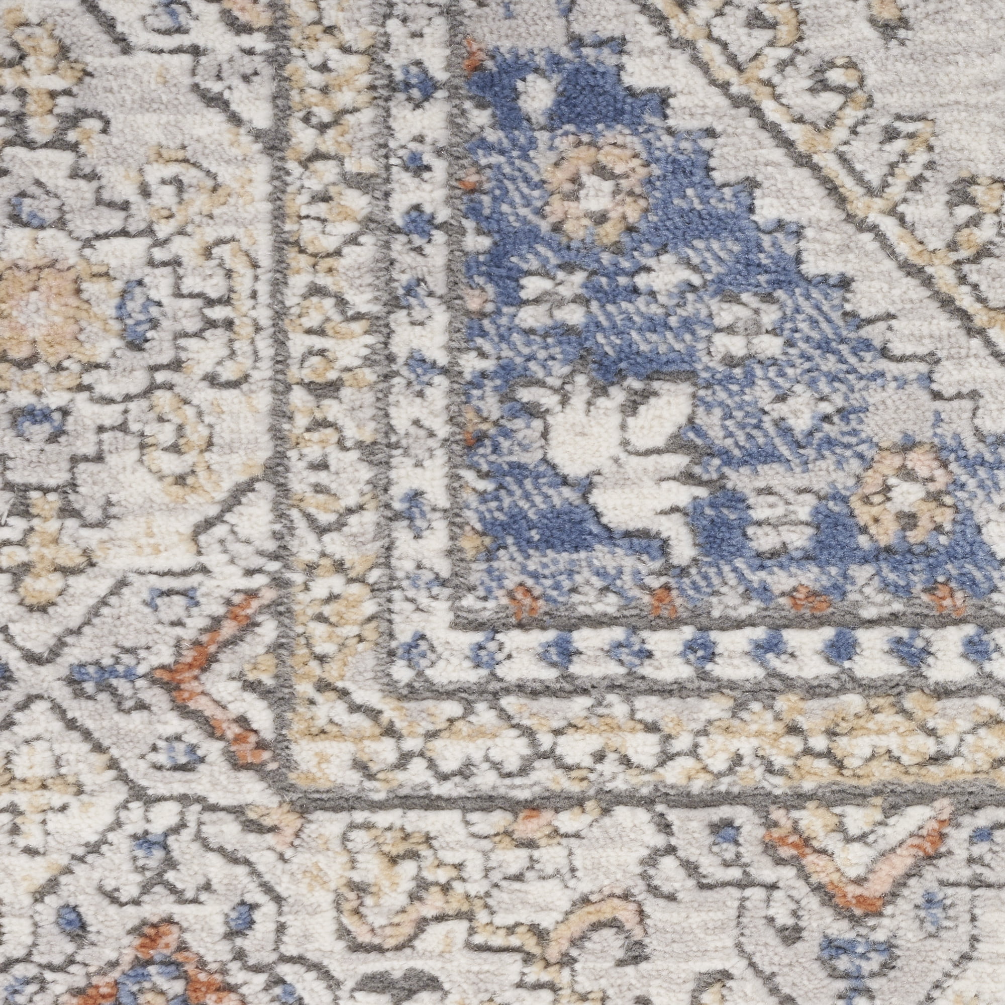 Nourison Home Series 4 Persian Grey/Blue 9' x 12' Area Rug (9x12)