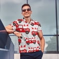 thumbnail image 4 of Balery Gnomes On The Car Camisa Polo de Hombre con Estampado, de Manga Corta y Tejido Medio, Camisa Tipo Golf Polo-XX-Large, 4 of 6