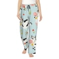 thumbnail image 1 of Fotbe Cute Cows Pantalones de Pijama para Mujer, Pantalones de Dormir, Pantalones Pj con Cordón y Bolsillos-3X-Large, 1 of 6
