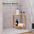 thumbnail image 4 of pitrice Bamboo Shower Seating Savvy Versatile Bench Ensuring Comfort And Durability Easy To Assemble Stool, 4 of 6