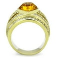 thumbnail image 3 of Women's Stainless Steel Engagement Ring with Top Grade Crystal - Size 5, 3 of 5
