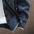 thumbnail image 4 of Mens Sweater Cardigan Mens Jacket Classic Solid Color Knitted Sweater Cardigan Sweater Slim Jacket, 4 of 5