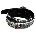 thumbnail image 3 of Ed Hardy Men's Metal Tiger Buckle Belt With Pyramid Studs (38, Black), 3 of 6