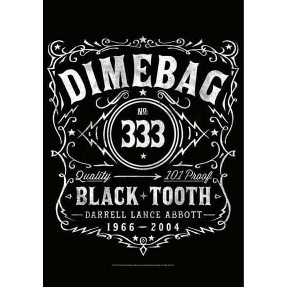 Dimebag- Label Fabric Poster - 30x40