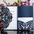 thumbnail image 1 of 10PCS European style Laser Cut Wedding Invitations Cards Tri-Fold Lace Business invitation Cards Party Decoration, 1 of 3