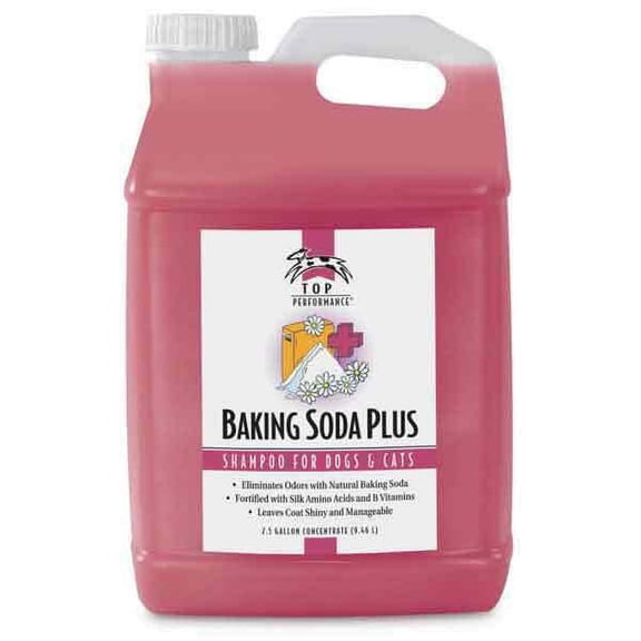 Baking Soda Plus Dog Cat Shampoo Deodorize Pro Grooming Concentrate 2.5 Gallon