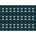 thumbnail image 1 of Ahgly Company Indoor Rectangle Patterned Deep-Sea Green Area Rugs, 4' x 6', 1 of 6