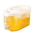 thumbnail image 1 of Advancent Dispensador de agua de plástico con grifo para facilitar la dispensación de bebidas Dispensador de agua de barro para cocina Cocina y Comedor B 4L, 1 of 5