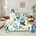thumbnail image 4 of Manfei Animal Birds 2pcs Bedding Comforter Set for Teens Boys Girls,Tree Leaves Twin Comforter Sets,Botanical Plants Breathable Bedding Set,Lightweight Room Decor,Reversible, 4 of 8