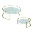 thumbnail image 3 of Rustproof Bathroom Counter Organizer Luxury Countertop Storage Rack for Cosmetic White, 3 of 6