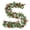 C, variant on Realistic Artificial Cedar Garlands with Rattan Rings - Christmas Wreaths for Fireplace Mantel, Table Centerpieces, Door Swags, Indoor Outdoor Festive Decorations with Berry Accents