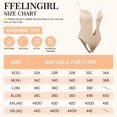 thumbnail image 3 of Shapewear for Women Plus Size Backless Built-in Bra Body Shaper Seamless Faja with Open Crotch,Beige, 3 of 6