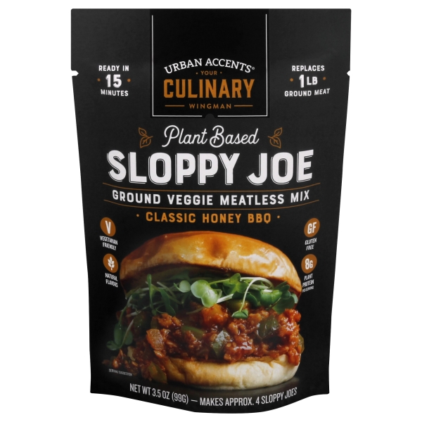 Urban Accents Ua Plant Based Sloppy Joe Meatless Mix
