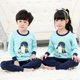 thumbnail image 1 of Pijamas de Navidad para niños y niñas, ropa de dormir de algodón, traje de dibujos animados, invierno, 2020, 1 of 4