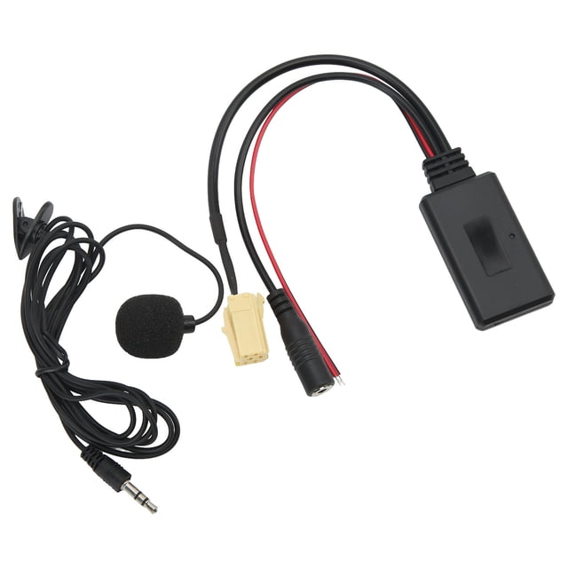 Módulo Bluetooth para coche, entrada auxiliar de Radio, Cable de llamada telefónica manos libres con micrófono de repuesto para Alfa Romeo 159