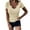 B237 Beige womens summer tops clearance under $5, variant on Women Tops under $5! Cagogo Summer Womens Shirt Short Sleeve Notch V Scoop Neck Ribbed Casual Tshirt Fitted Tops Blouses Basic Y2k Going Out Tee Shirt Top