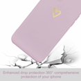 thumbnail image 4 of for iPhone SE Case 2022/2020, iPhone 8 iPhone 7 Case for Women Girls Silky Soft Protective Shockproof Silicone Phone Case with Cute Heart Design, Purple, 4 of 14