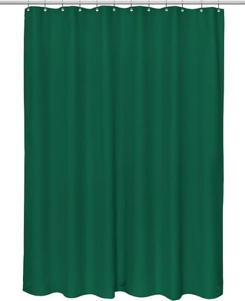 Shower Curtain Liner Hunter Green Vinyl 70"x72" Magnetized - Walmart.com
