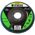 thumbnail image 3 of 40 Grit Zirconium Flap Discs for Sanding Grinding Removal 4-1/2" Grinder 10pc, 3 of 3