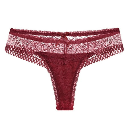 QIPOPIQ Underwear for Women Plus Size Cutut Lace Briefs Sexy Hollow Out Lingerie Under Panties