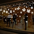 thumbnail image 7 of Uxgjfwu Christmas Window Decals, Xmas Snowflake Window Clings, Double-Sided Merry Christmas Stikcers for Home Shop Glass Display Decoration, 7 of 7