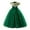 a-Dark Green5961, variant on VNKIDY Girls Carnival Dress Kids Formal Short Sleeve Lace Bodice Glitter Tulle Skirt Velvet Bow Decor Flared Ball Gown Dress For Wedding Party Holiday Special Occasions Adorable Dress