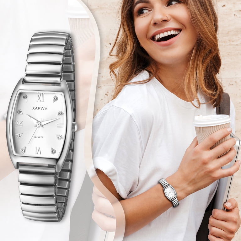 Avaner Elastic Strap Wrist Watches for Men Women: Adjustable  display picture 3