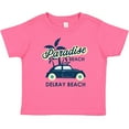 thumbnail image 3 of Inktastic Paradise Beach in Delray Beach with Palm Trees and Car Boys or Girls Baby T-Shirt, 3 of 5