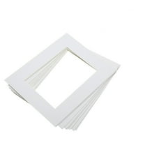 White Picture Mats for Framing 6x8 Photos in 8x10 Frame Perfect for Picture Display 25 Pieces