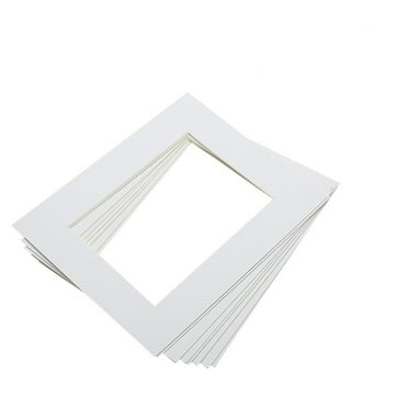 White Picture Mats for Framing 6x8 Photos in 8x10 Frame Perfect for Picture Display 25 Pieces
