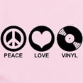 thumbnail image 2 of CafePress - Peace Love Vinyl Infant Bodysuit - Baby Light Bodysuit, Size Newborn - 24 Months, 2 of 4