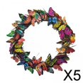 thumbnail image 1 of 6 Coronas de Flores Artificiales Soledad Decoración de Corona de Primavera Y Verano 5 piezas, 1 of 10