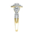 thumbnail image 3 of 1 Carat T.W. (I2 clarity, H-I color) Brilliance Fine Jewelry Oval cut Diamond Engagement Ring in 10kt Yellow Gold, Size 6, 3 of 5