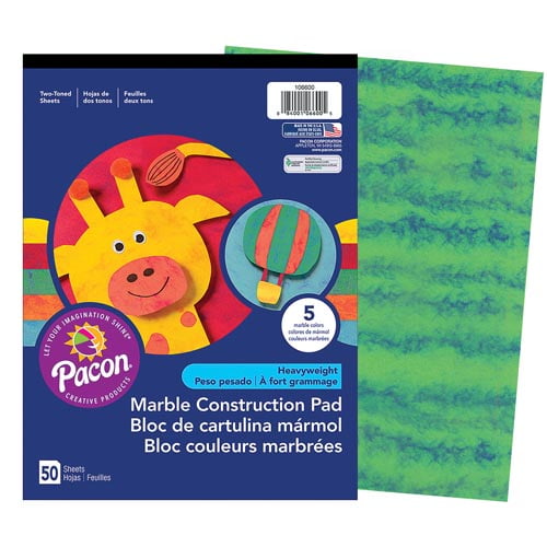 Pacon Heavyweight Marble Construction Paper