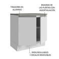 thumbnail image 4 of Mueble Modulo Para Baño Gabinete Lavabo Madesa 80cm BB, 4 of 10