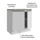 thumbnail image 4 of Mueble Modulo Para Baño Gabinete Lavabo Madesa 80cm BB, 4 of 10