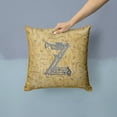 thumbnail image 2 of Carolines Treasures CJ2004-ZPW1414 Letter Z Musical Instrument Alphabet Canvas Fabric Decorative Pillow  14Hx14W, 2 of 4