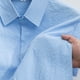 thumbnail image 5 of pstuiky camisetas de hombre, Camisa informal de manga corta con botones y cuello de color liso para hombre camisas casuales para hombre l, 5 of 9