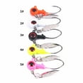 thumbnail image 4 of 50pcs/Box Spoon Lead Jig Head Fishing Hooks Jigs Crappie Lures Bait Bass Kit USA, 4 of 10