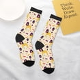 thumbnail image 4 of Kids Girls Boys Socks - Cute Poodle Dog Funny Bones Comfort Breathable Crew Socks for Boys Girls Kids, Soft Athletic Running Socks for Boys Socks 6-10 Years Old, 4 of 6