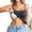 Dark Gray, variant on Womens Camisole Tank with Built in Bra Ribbed Camisole Tops Spaghetti Straps Tank Tops M-XXL Beige