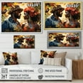 thumbnail image 4 of Designart "Resilient Couple in Africa I" African American Floater Framed Wall Decor, 4 of 7