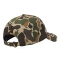 thumbnail image 4 of Outdoor Cap Woodland Camo Dad Hat – Unstructured Low Profile, Tuck Closure, One Size, 4 of 8