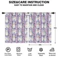 thumbnail image 2 of Blackout Kids Curtains,Bichon Dog Purple Florals Childrens Insulated Curtains Set Of 2,Bedroom Essentials,Toddler Room Decor 42"x54"(106x137cm), 2 of 4